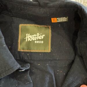 Howler Brothers Black Casual Button Down Shirt